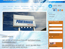 Tablet Screenshot of powerhousemarina.com